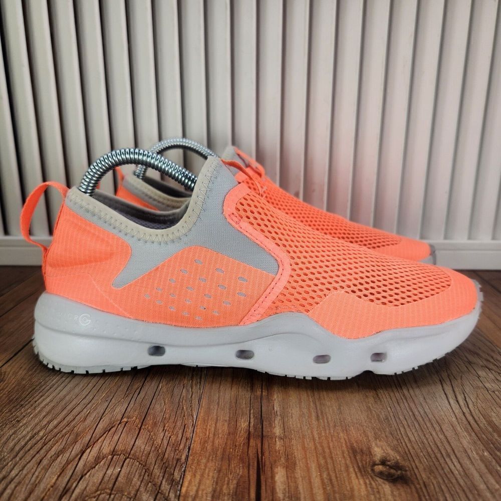 Under Armour Micro G Kilchis Womens Sz 8.5 Orange Slip On Athletic Walking Shoes